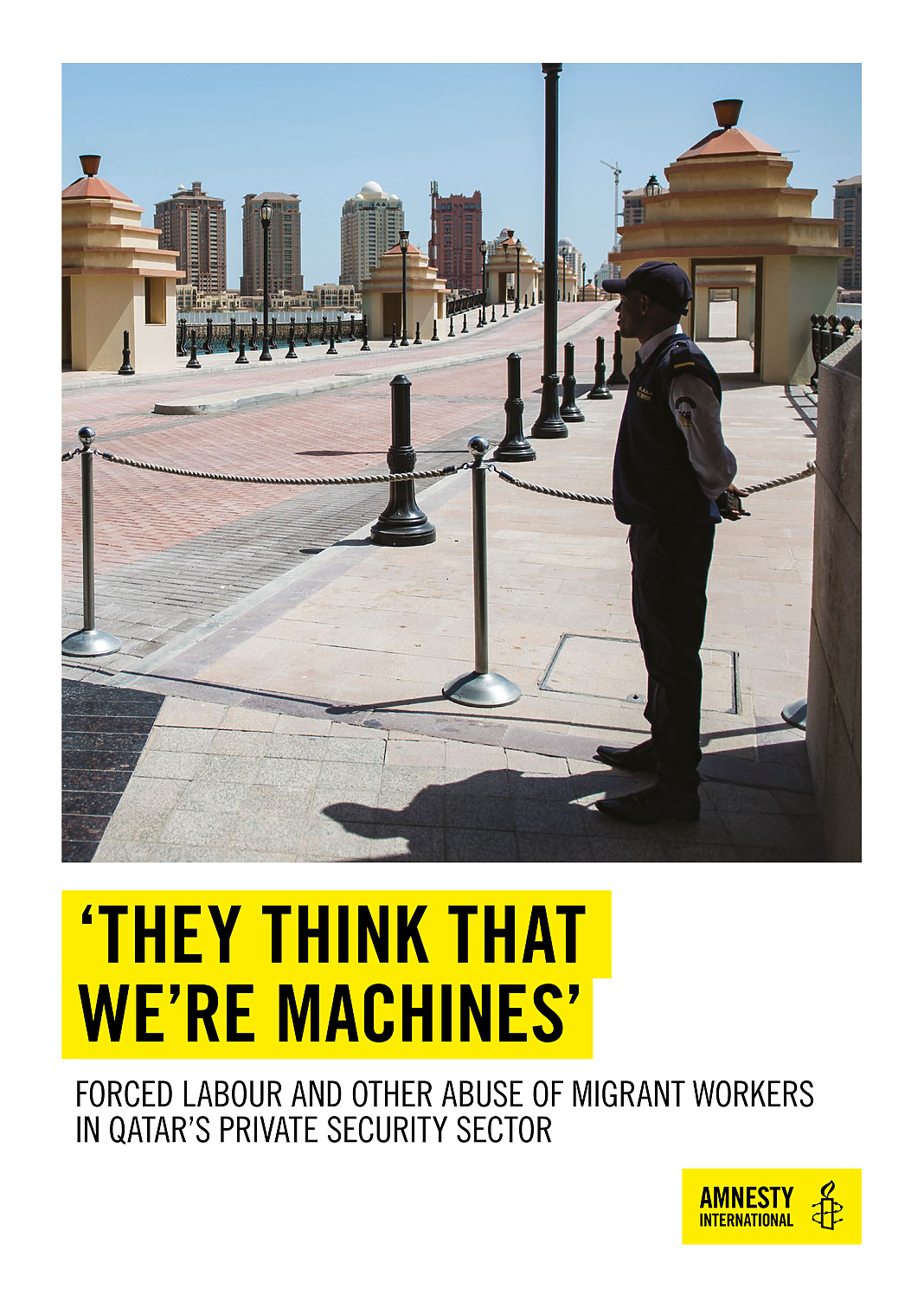 THEY THINK THAT WE’RE MACHINES